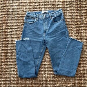 Abercrombie & Fitch Blue High rise Skinny Jeans